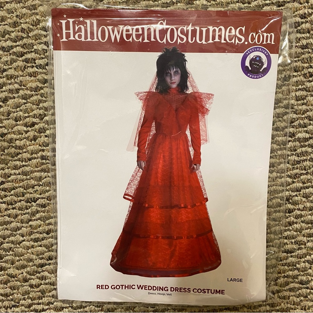 Beetlejuice Lydia Halloween costume size large